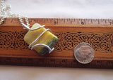 Bumble Bee Jasper Natural Crystal Pendant Necklace