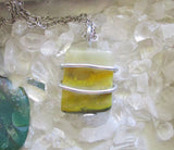 Bumble Bee Jasper Natural Crystal Pendant Necklace