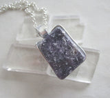 Lepidolite Natural Polished Gemstone Pendant Necklace