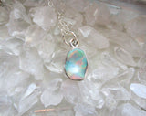 Welo Opal Natural Gemstone Sterling Silver Pendant Necklace