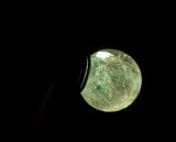Quartz LED Color Change Natural Crystal Ball Pendant Necklace