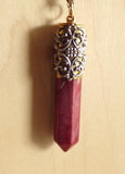 Natural Mookaite Jasper Stone Bullet Jewelry Pendant