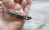 Time Sword Vintage Crystal Prism Pendant Necklace