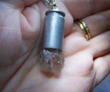 Oregon Sunstone Raw Gemstone Bullet Jewelry Pendant