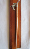 Natural Neem Wood Wand with Celestial Charms Pendant Necklace