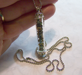Deconstructed Watch Works Treasure Tube Steampunk Necklace